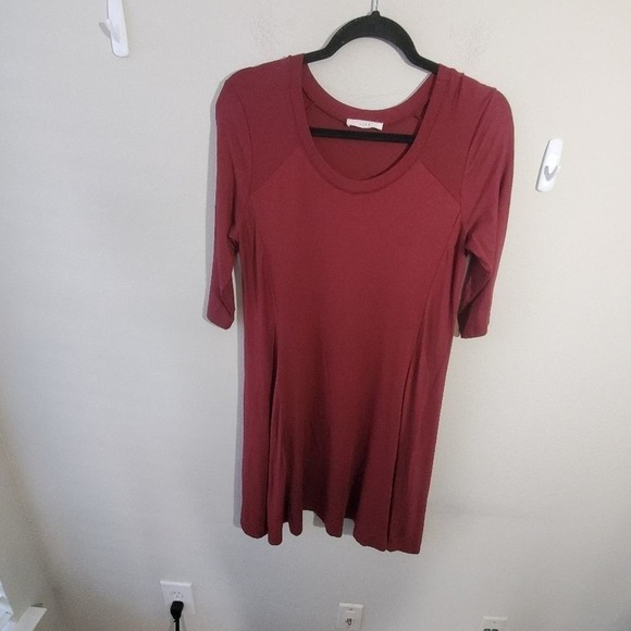 LUSH SUPER soft a line dress long sleeve size‎ med - Picture 3 of 5